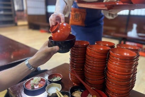 Slurp & Stroll: Morioka Castle Town Walk & Wanko Soba Challenge