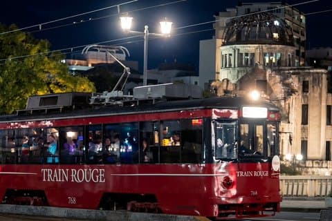 Upplev Hiroshima med Train Rouge Beats on Rails