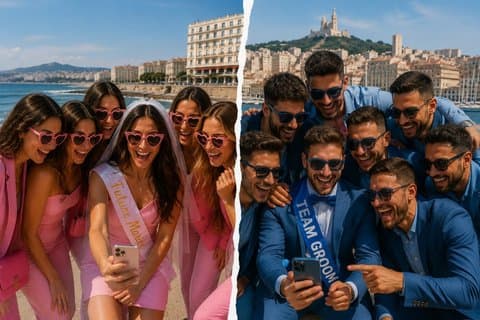 Vrijgezellenfeest in Biarritz: Unieke schattenjacht