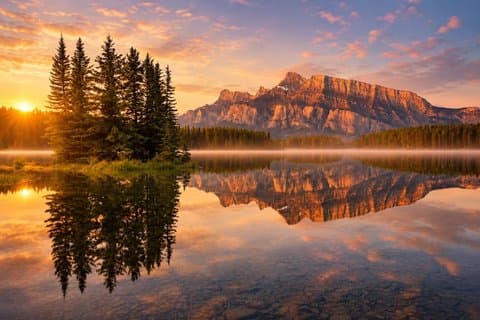 Banff: Dois Jack Sunrise, Vida Selvagem, Lake Louise & Canyon