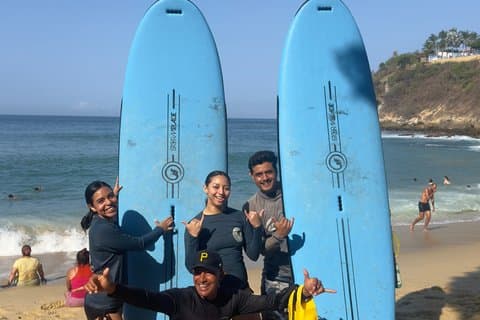 Surf Lessons in Puerto Escondido for beginners