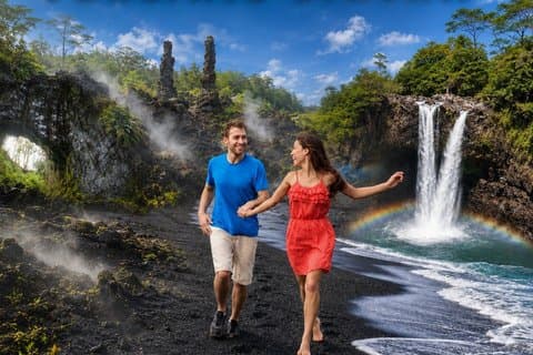 Hilo Shore Excursion: Volcano Safari Lava Caves & Black Sand