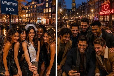 Amsterdam Challenges EVG EVJF City Challenge Team