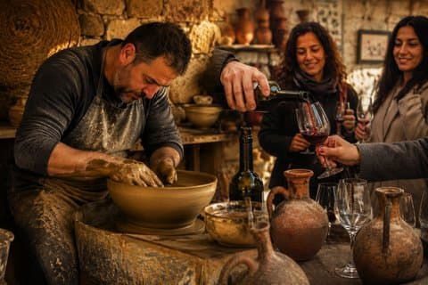 Capadocia - Taller de arcilla de Avanos y Wine Tour