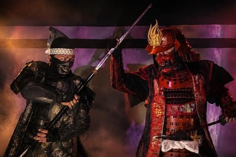 1 timers samurai ninja show i Gion Kyoto