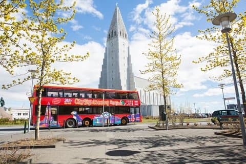 Tour in autobus Hop-On Hop-Off di Reykjavik: 24 o 48 ore