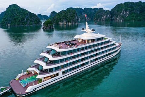 Catherine Cruise - VIP Overnight Cruise Explore Halong Bay (2d1n)