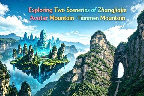 2-Day Private Combo Tour: Avatar Mountain & Tianmen Mountain