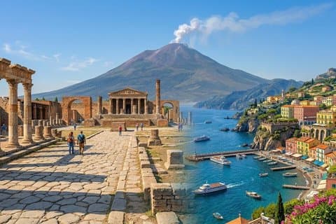 Daytrip from Rome to Pompei and Sorrento