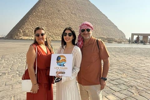 Excursion privée d'une demi-journée dans les pyramides de Gizeh, Sphinx et panorama