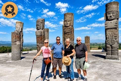 Tour Privado: Pirâmides de Teotihuacan e Pirâmides de Atlantes de Tula
