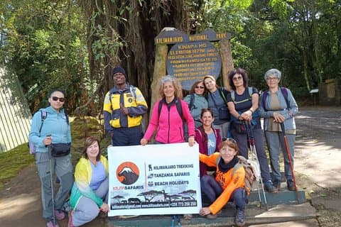 Kilimanjaro day hike tour marangu route
