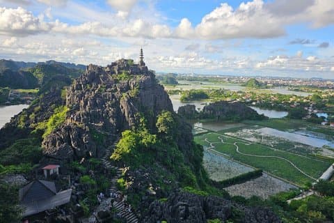 Otrolig Hoa Lu Tam Coc Mua Cave 1 dagstur & allt ingår
