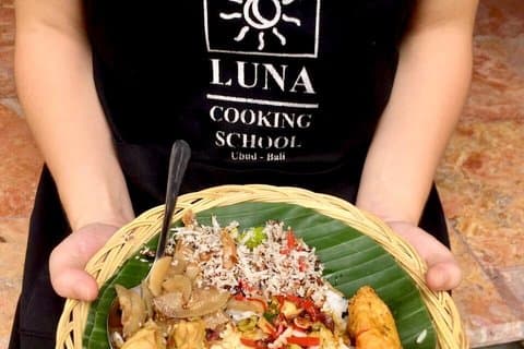 Hemligheter i Bali matlagning klass med Casa Luna Ubud