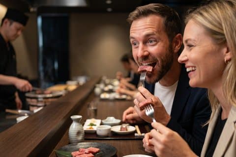 Tokyo 6 timer privat guidet tur og Wagyu & Sake paring