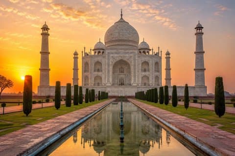 Delhi til Agra Sunrise Taj Mahal Privat dagstur med bil med mat