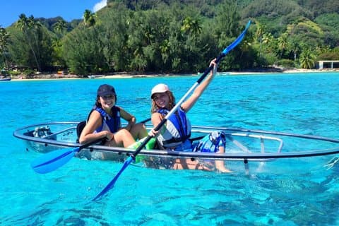 Eco Kayak Excursion in Moorea Lagoon for a Day