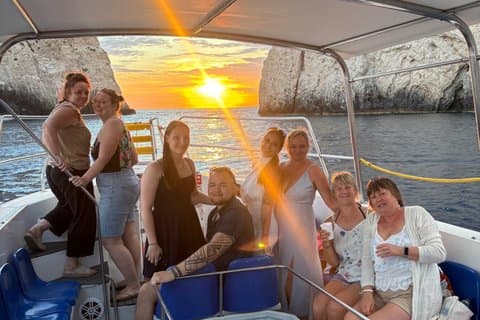 Zakynthos Speedboat Sunset Cruise: Caves & Free Wine