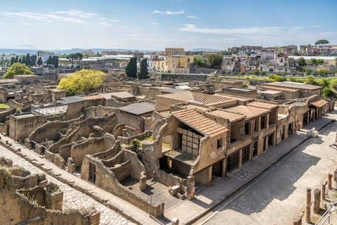 Visite Herculanum d'une demi-journée au départ de Sorrente avec billets inclus