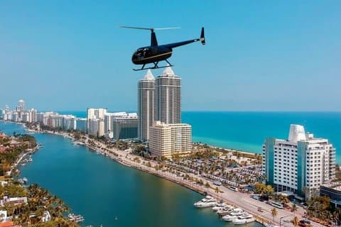Miami Private Helikopter Flight med Champagne