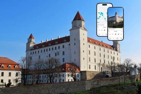 Självguidad tur i Bratislava, staden ur en saga