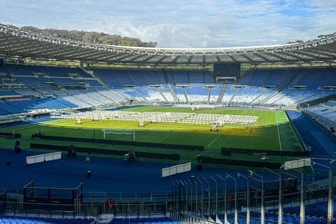 Stadio Olimpico Roma in al zijn kracht