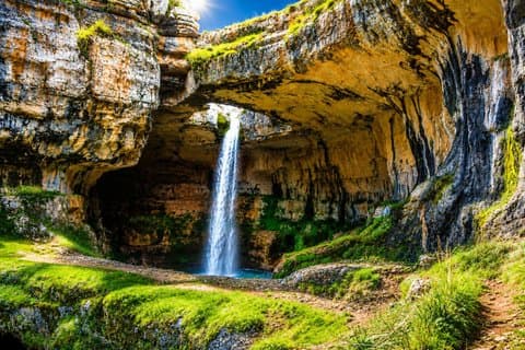 Aaqoura Lakes, Baatara Waterfall & Douma | Small-Group Day Trip