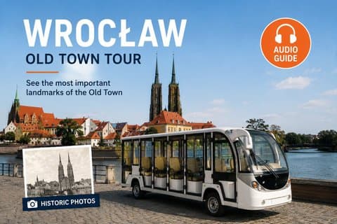 Elektroautotour mit Audioguide und historischen Fotos in Breslau