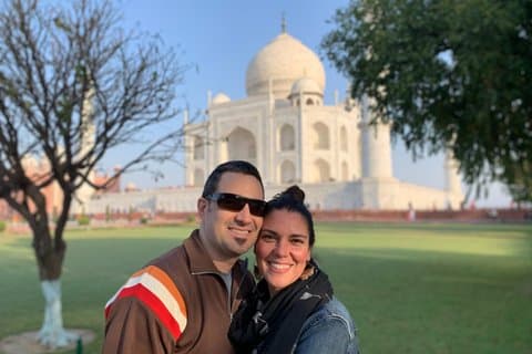 Private Taj Mahal und Agra Tagestour von Delhi mit Mittagessen