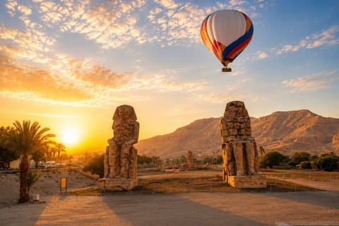 Luxor Sunrise Heißluftballonfahrt und Westjordanlandtour