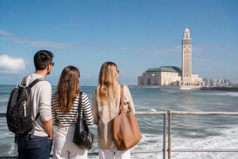 Excursion d'une journée à Casablanca au départ de Marrakech : Mosquée Hassan II