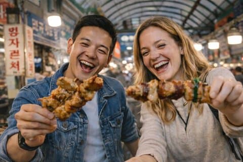 Restauranter i nærheten av Seoul Gwangjang Market Street Food Tour