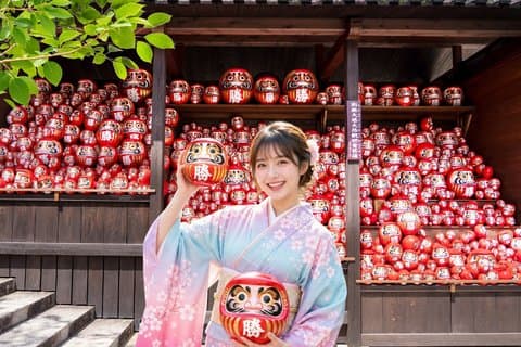 Osaka / Kyoto: Excursion d'une journée à Katsuoji, Arashiyama et Kinkaku-ji