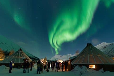 Wilderness Aurora opplevelse på Camp Tamok