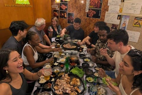 Seoul Korean BBQ Local Night Experience