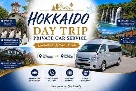 Hokkaido Private Car Service – Toyota Hiace mit Fahrer
