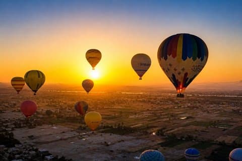 Luxor Sunrise Hot Air Balloon Ride with Hotel Transfers