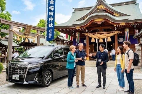 Recogida en el puerto: tour privado de Hakata Guía con licencia y vehículo