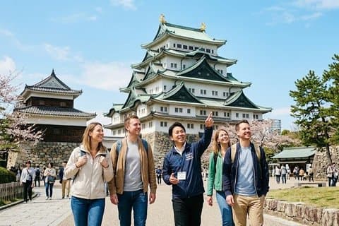 Visite privée personnalisée d'une demi-journée à Nagoya avec un guide national agréé