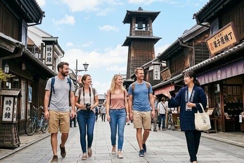 Kawagoe 4 timmars privat rundtur med licensierad guide (Kawagoe Dep)