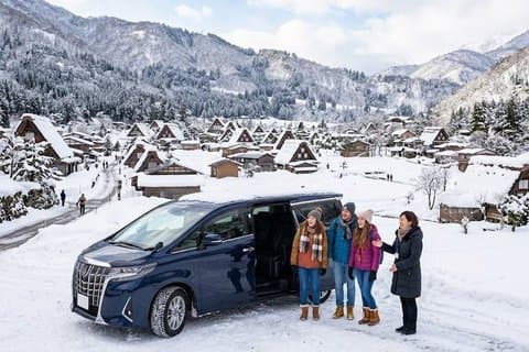 Shirakawago Dagstur: Regeringslicensierad guide och fordon från Takayama
