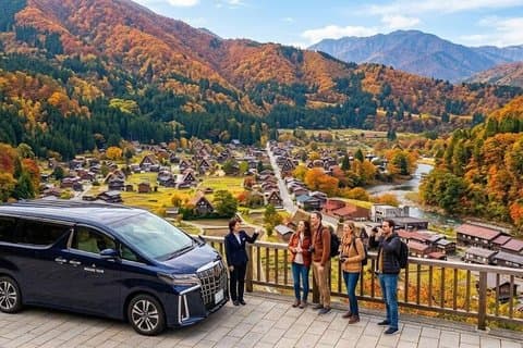 Shirakawago & Kanazawa DrivingTour: chauffeur anglophone Takayama à Kanazawa