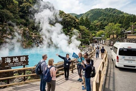 Private Beppu Tour with Government Licensed Guide & Vehicle