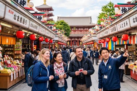 Tokyo Shopping Street Hopping Privat tur med statlig lisensiert guide