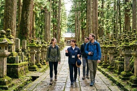 Mt. Koya Sacred 4hr Private Tour with Government Licensed Guide
