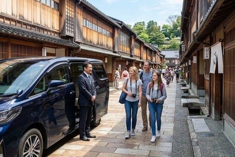 Kanazawa Alle Must-Sees Privat Chauffør Sightseeing - Engelsktalende chauffør