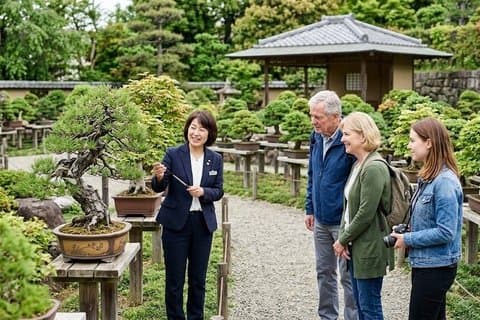 公認ガイドによる大宮盆栽村のプライベートツアー