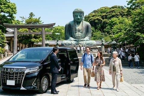 Kamakura All Must-Sees Private Chauffeur Sightseeing mit einem Fahrer (Tokio DEP.)