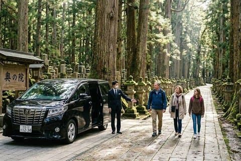 Mt. Koya 8 uur durende tour vanuit Osaka: Engels sprekende chauffeur, geen gids