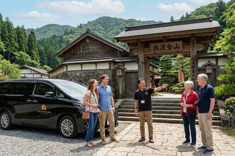 Sado Island Tour with Licensed Guide and Vehicle (Niigata Dep.)